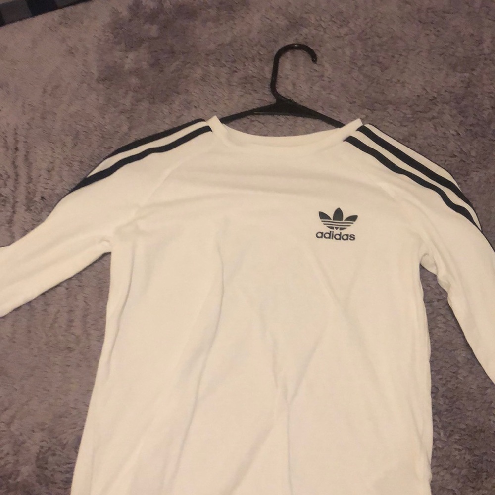long sleeve tight adidas shirt